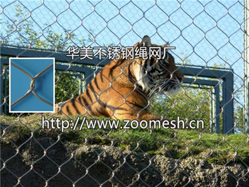 狮虎苑防护网、狮虎园防护网、老虎围栏网