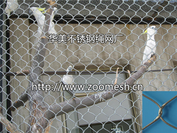 金刚鹦鹉围网、葵花鹦鹉隔离网、绯红鹦鹉防护网