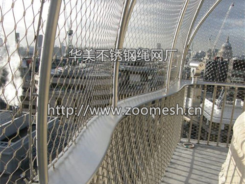 不锈钢楼梯防坠网、不锈钢防坠落绳网、钢丝绳防坠落安全网