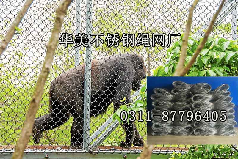 工厂销售大猩猩金属丝网展览围栏—华美绳网.jpg