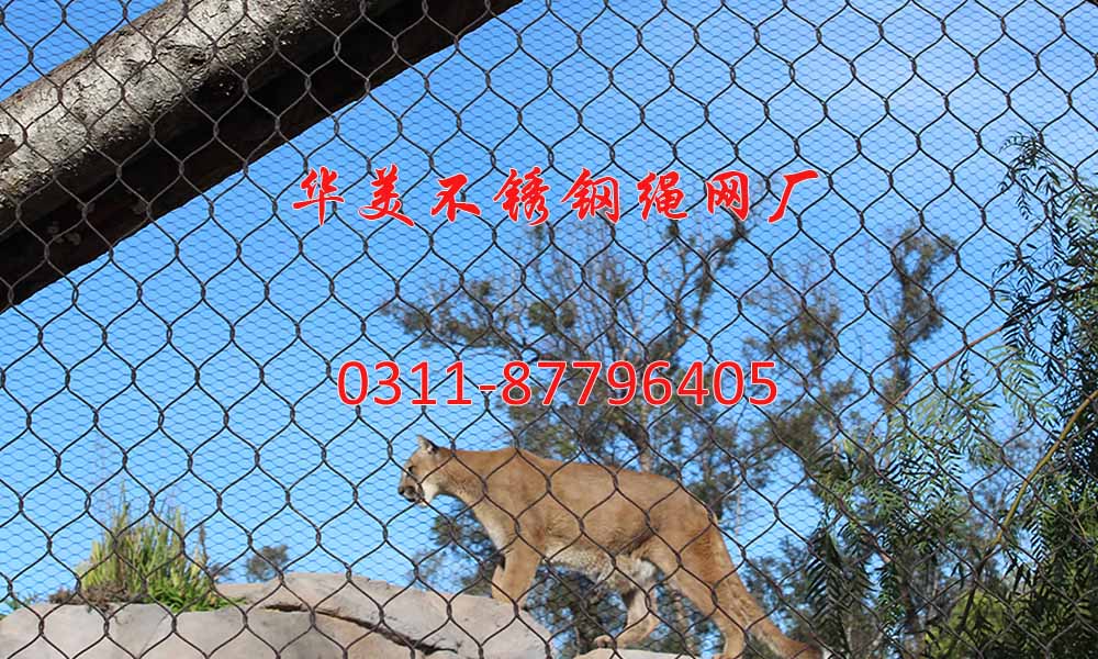 不锈钢编织网动物园围栏.jpg